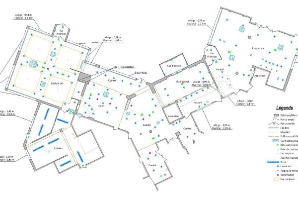 Plan d'intérieur détaillé