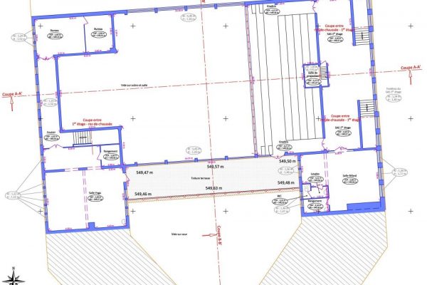 Plan d'intérieur 1er étage