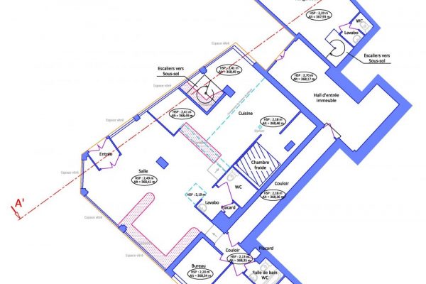 Plan d'intérieur Rez-de-chaussée