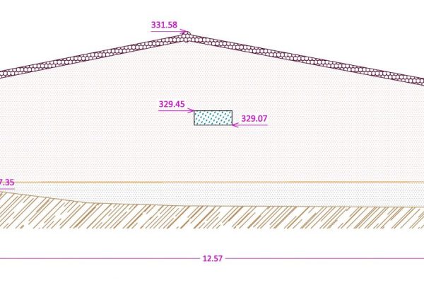 Plan de façade d'une maison individuelle